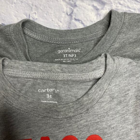 Bundle of 2 Long Sleeve Tops, Taco Attack and Dinosaur. - Picture 4 of 5